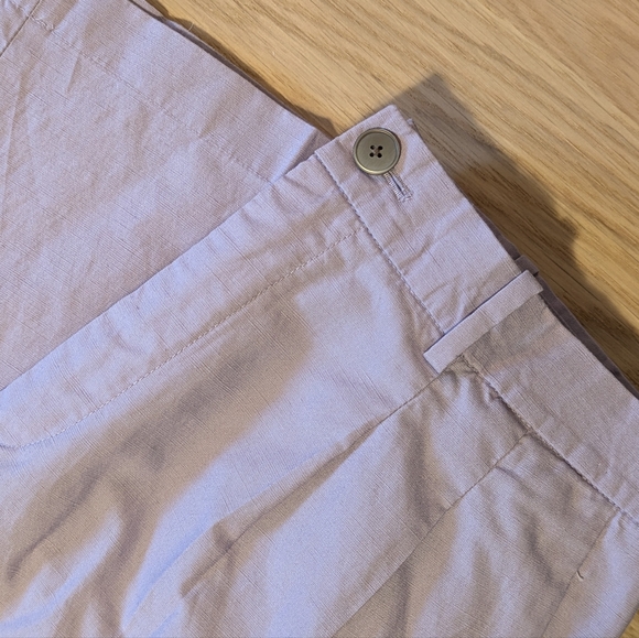 Uniqlo Wide Leg Linen Pant - Lilac - Picture 3 of 7